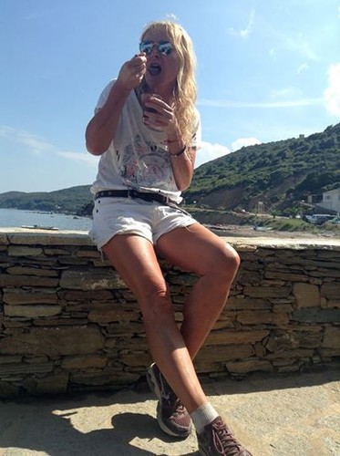 Monika Olejnik na wakacjach