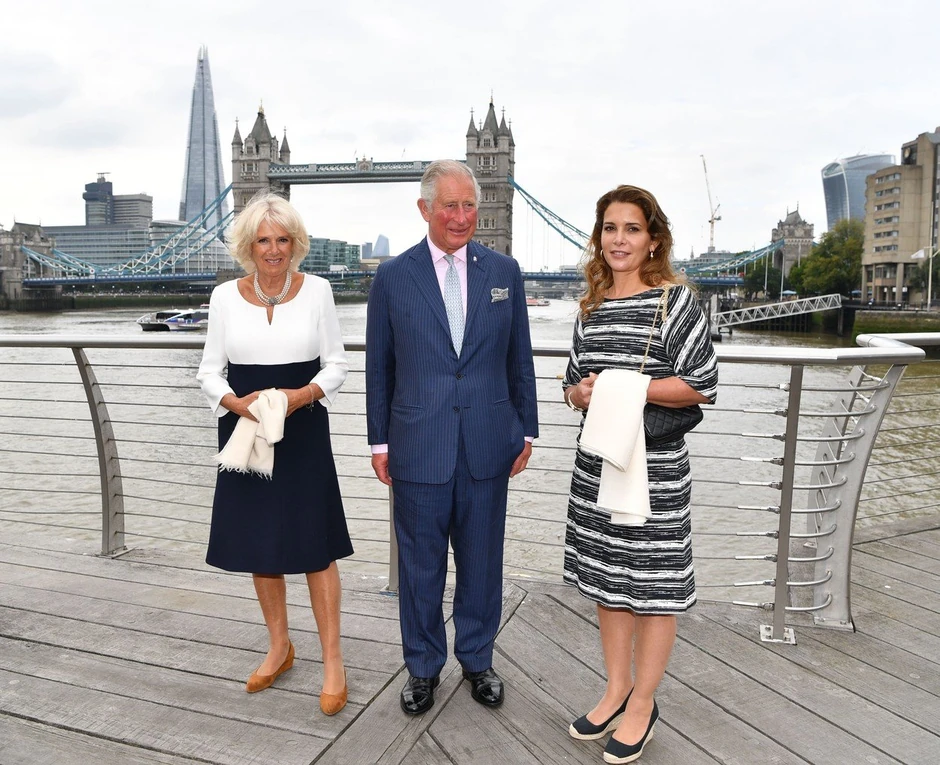 Princeza Haja al Husein sa princom Čarlsom i vojvotkinjom Kamilom