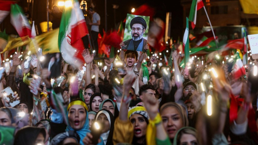 Skup provladinih demonstranata organizovan je u Teheranu posle nove eskalacije sukoba | Foto: Majid Asgaripour/WANA via Reuters