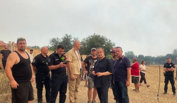 Ministar Ivica Dačić u Deliblatskoj peščari 