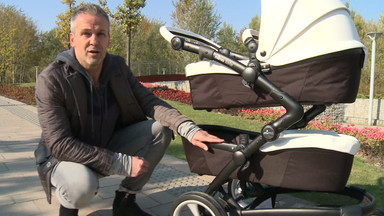Baby Lab: Zbigniew Urbański testuje najnowsze wózki dla bliźniaków