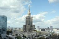 Warszawa pałac kultury Działka po przedwojennej kamienicy
