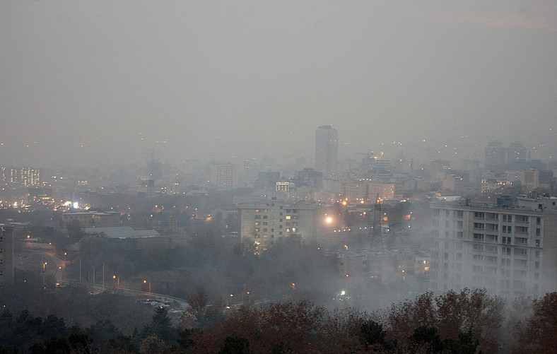 Teheran, smog