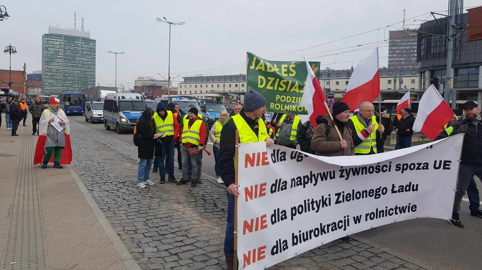 Gdańsk. Protest rolników