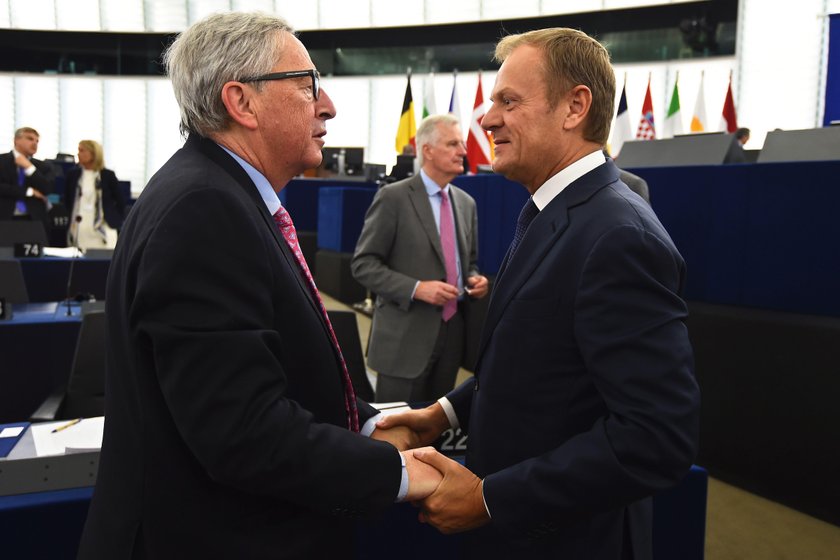 Donald Tusk i Jean-Claude Juncker