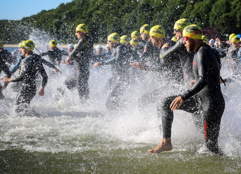 Wielkie zmagania triathlonistów