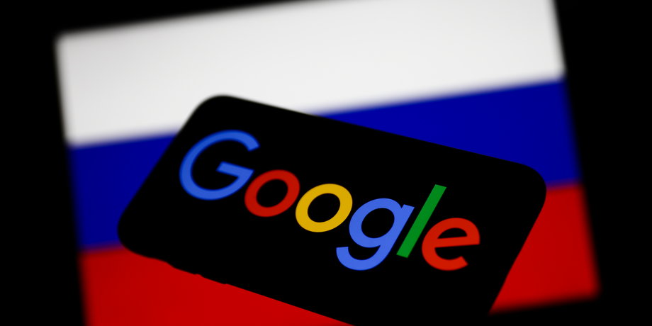 Google potwierdza, że rosyjska filia spółki ogłosiła niewypłacalność.