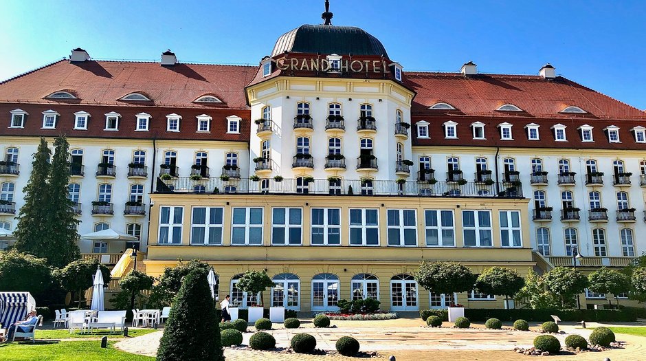 Budowę Kasino-Hotel (obecnie Grand Hotel) zakończono w latach 1927-1931