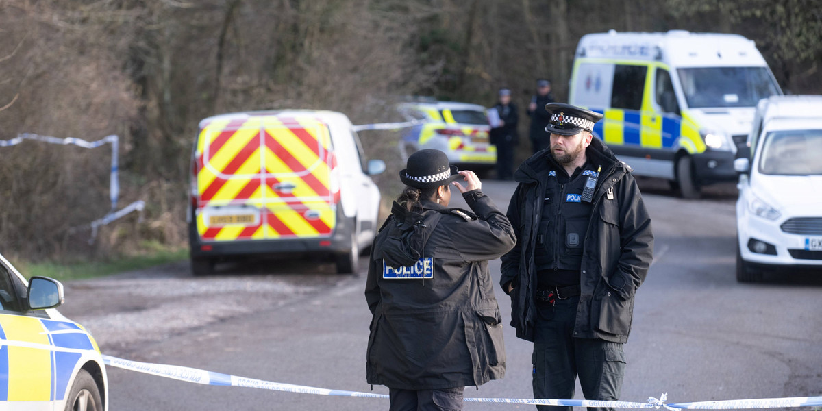 Policja zabezpieczyła teren i złapała psy