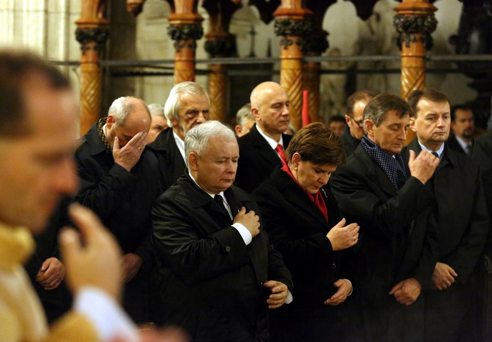 Kaczyński i Szydło świętują 11 listopada w Krakowie