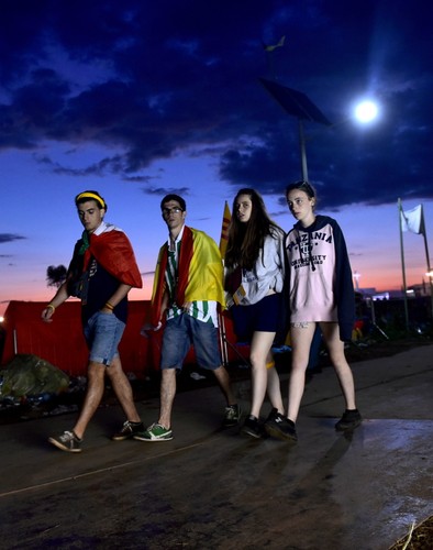 ŚDM: Noc na terenie Campusu Misericordiae w Brzegach