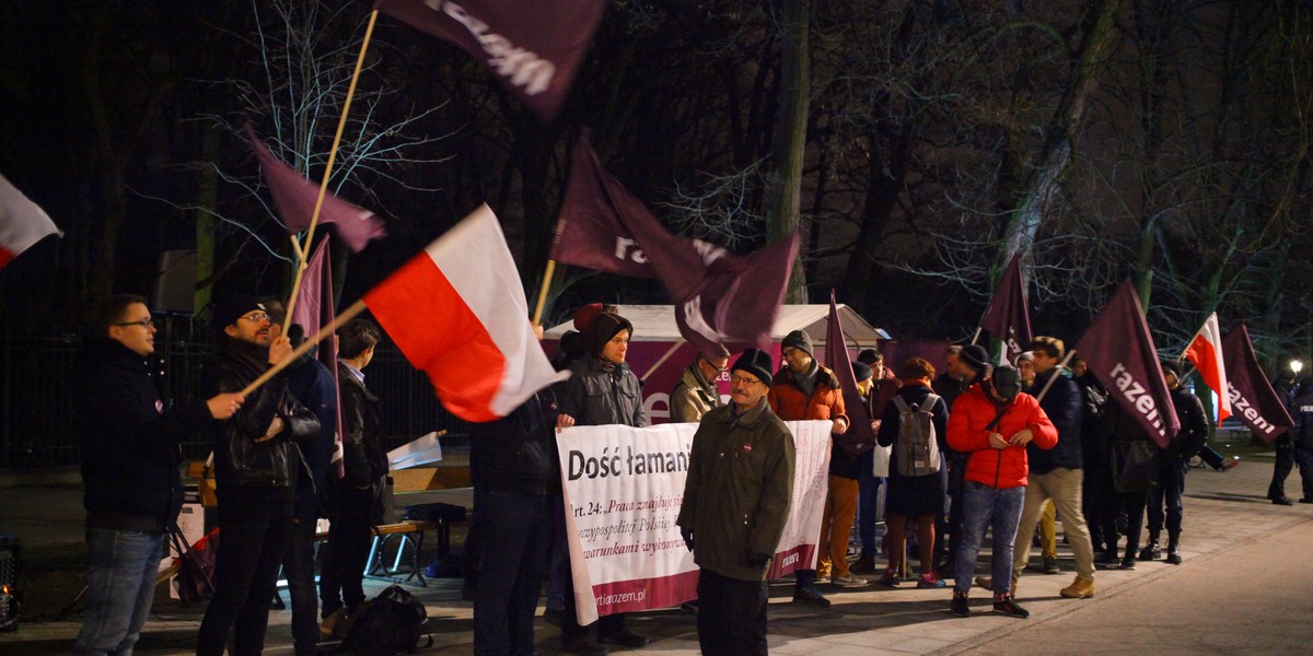 Manifestacja po wyroku ws. Trybunału Konstytucyjnego!