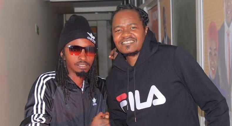 Smallz Lethal with Jua Cali. I got arrested - Rapper Smallz Lethal claims after criticizing Kisii Governor in new song