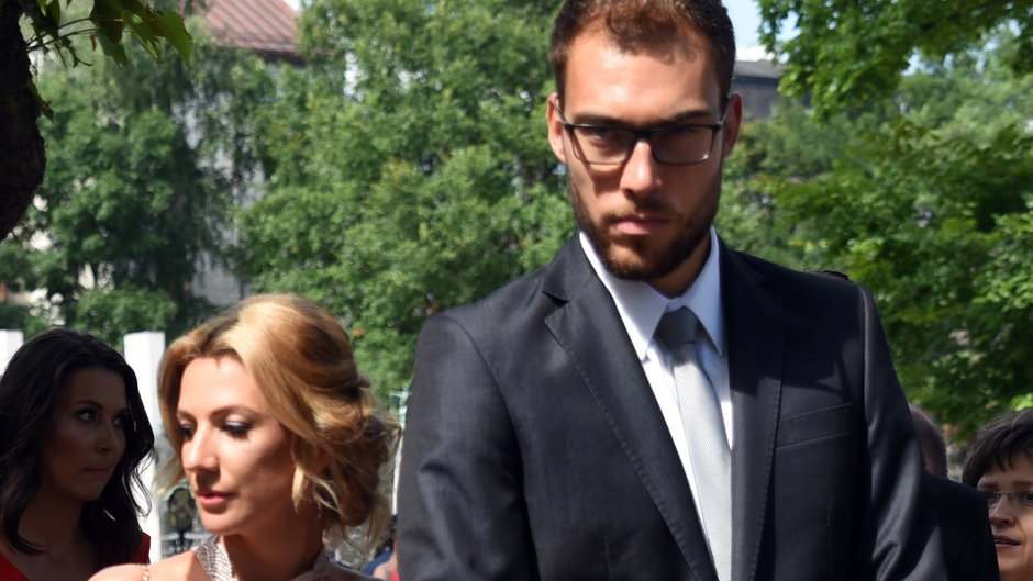 Jerzy Janowicz i Marta Domachowska