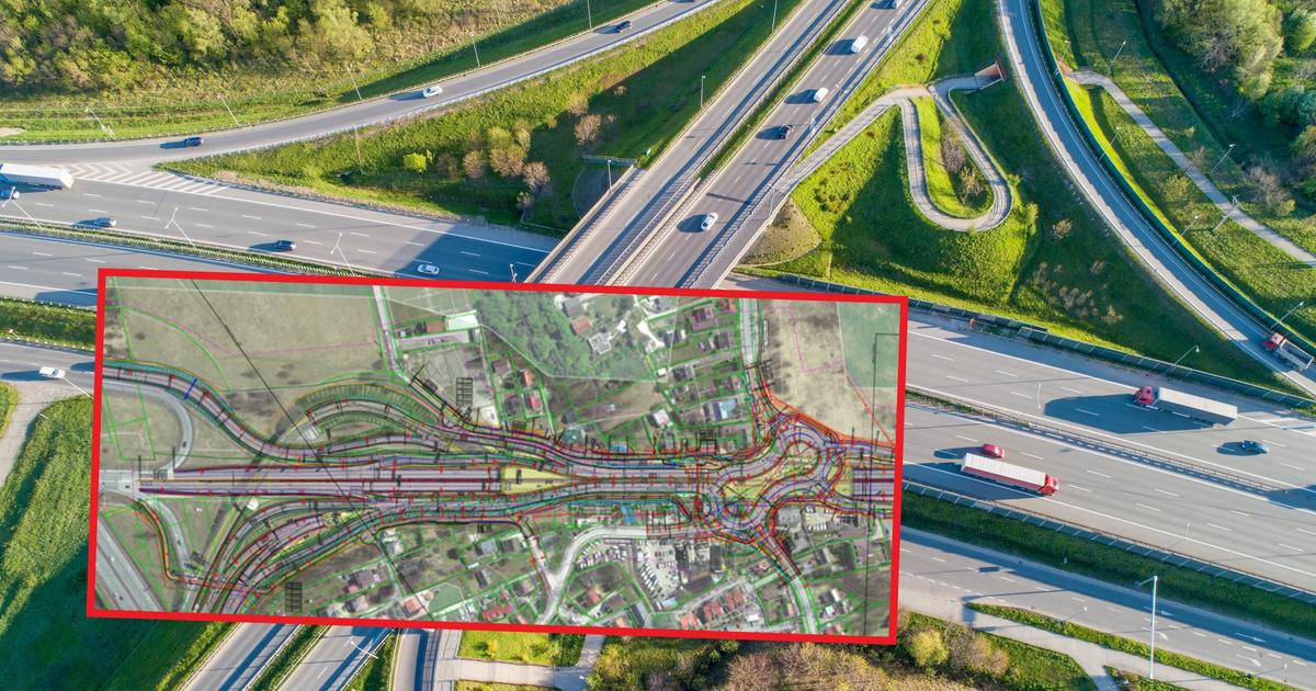  Nowe rondo biszkoptowe i estakada na węźle Kraków Południe. Totalna metamorfoza skrzyżowania A4 i DK7