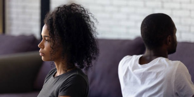Couple after an arguement