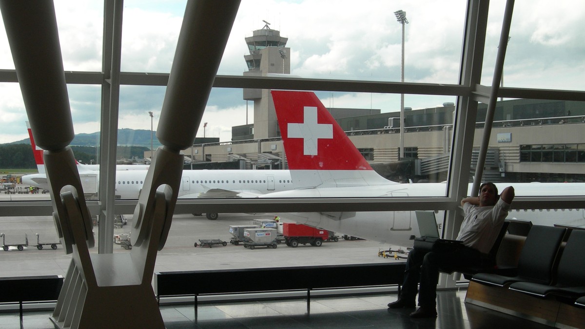Ilustracija: aerodrom u Cirihu