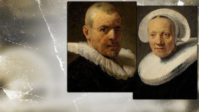 Jan Willemsz. van der Pluym i jego żona Jaapgen Carels w 1635 r. Portrety pędzla Rembrandta