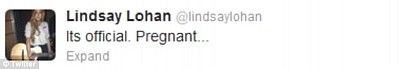 Lindsay Lohan na Twitterze