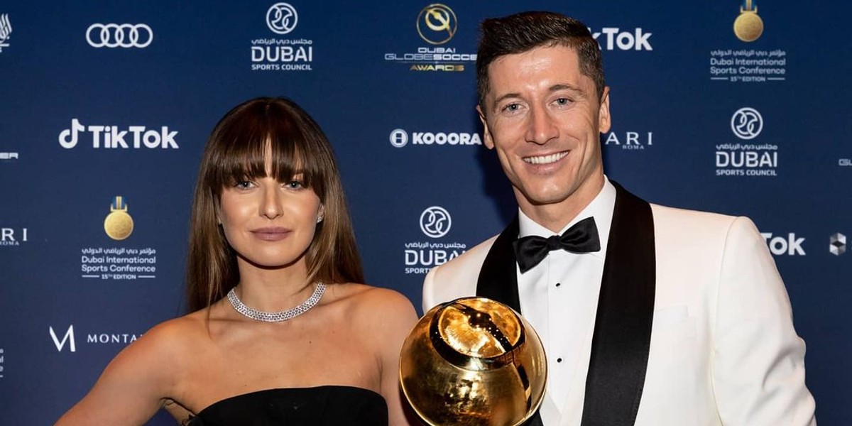 Lewandowscy na gali w Dubaju. Ekspert: Przyćmili Cristiano Ronaldo, którego partnerka wyglądała tanio i pospolicie