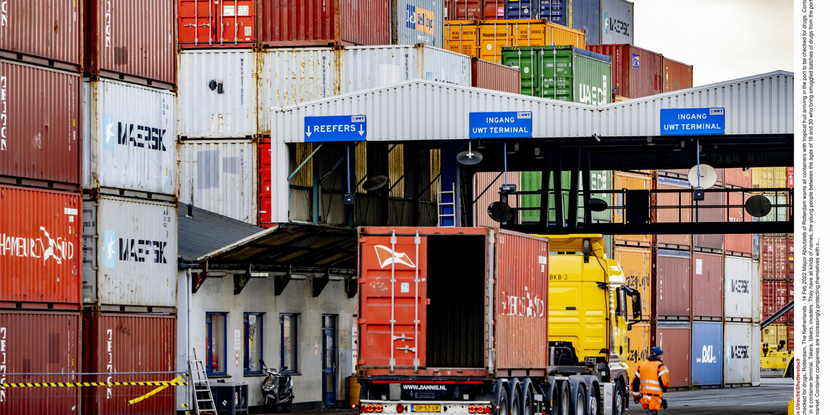 Kontrola kontenerów w Rotterdamie trwa teraz znacznie dłużej niż przed wprowadzeniem sankcji