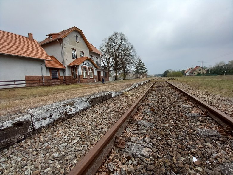 Świętno - niedziałająca dziś stacja kolejowa