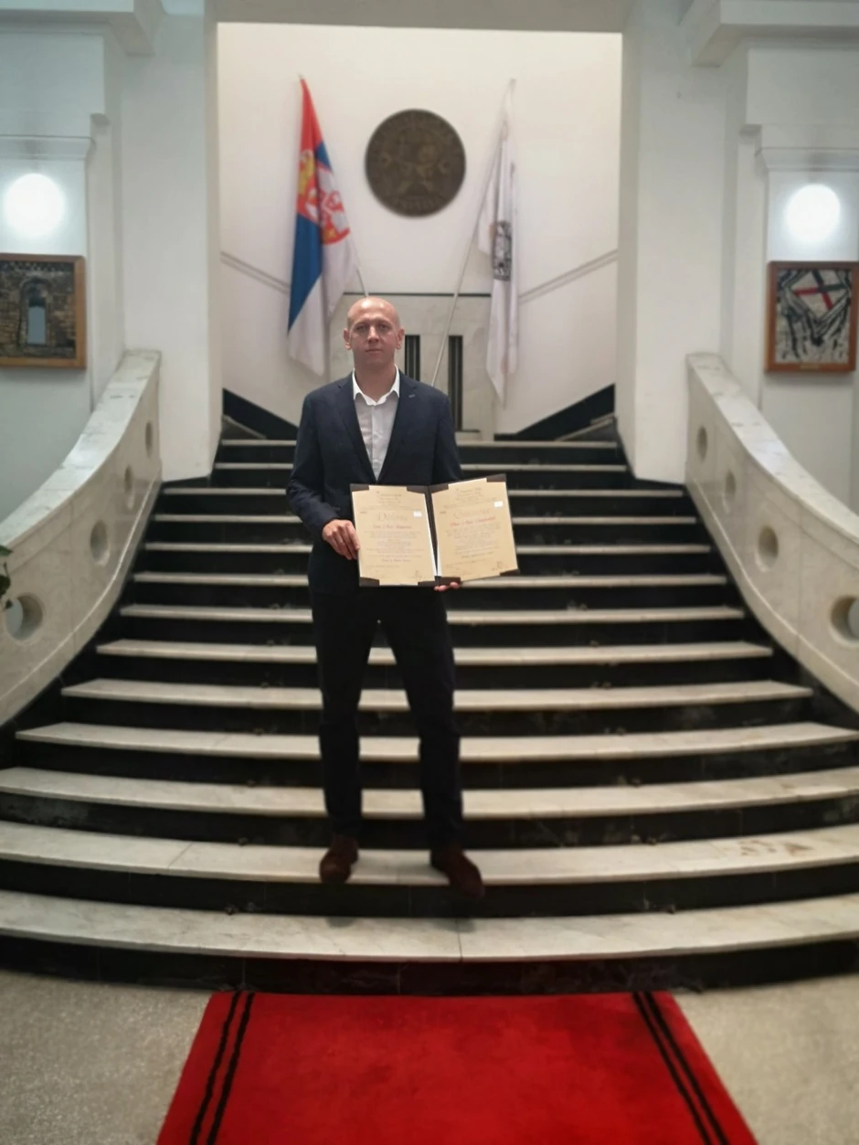 Dr Ivan Stojanović je doktorirao na analizi obrazaca krvnih mrlja 