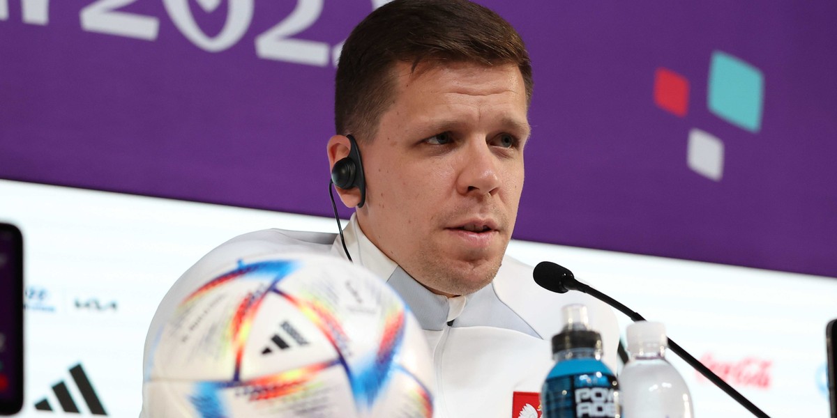 Wojciech Szczęsny zaliczył wpadkę na konferencji prasowej przed Meksykiem. 