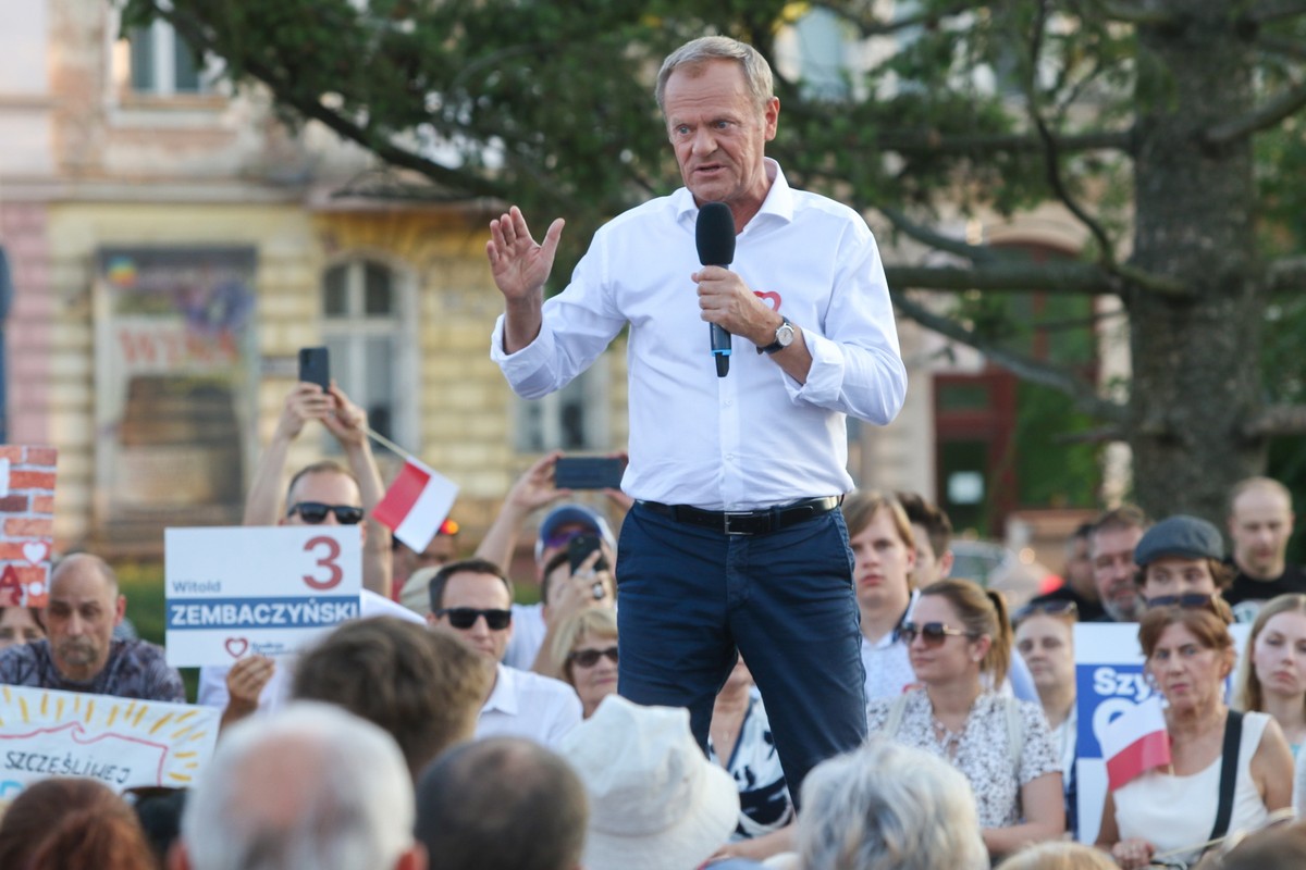 Donald Tusk, lider Koalicji Obywatelskiej