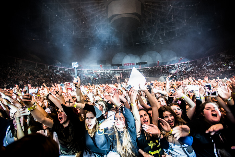 Martin Garrix - koncert w Tauron Arena Kraków - zdjęcia publiczności