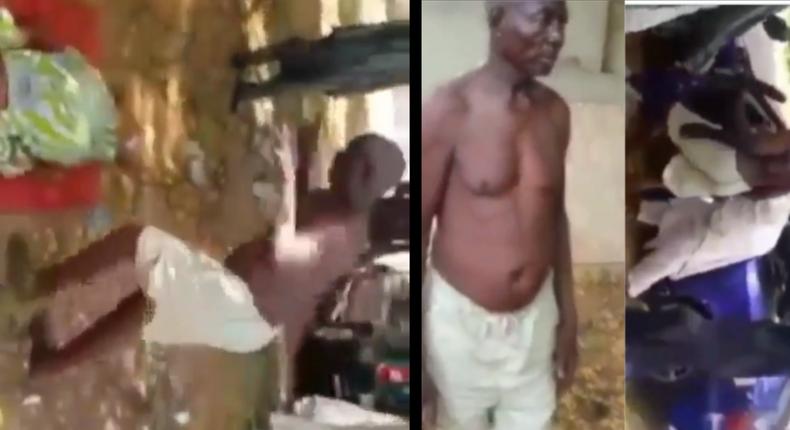 Police catch fetish priest red-handed attempting to kill little girl for rituals (video)