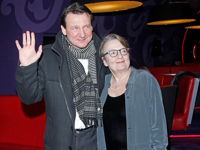 Agnieszka Holland i Robert Więckiewicz