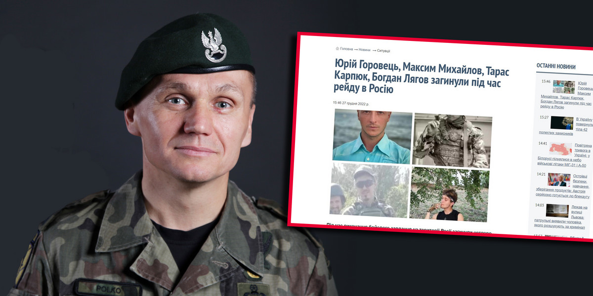 Gen. Roman Polko wyjaśnia, że z powodu braku sprzętu Ukraina jest zmuszona do wysyłania swoich żołnierzy na podwójnie ryzykowne misje