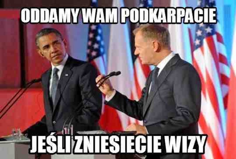 Tusk oddaje Obamie Podkarpacie, a Putin rysuje serduszka [MEMY]