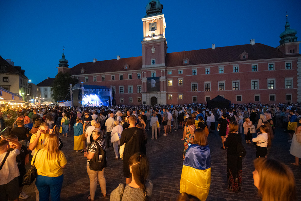 Święto Niepodległości Ukrainy w Warszawie, Plac Zamkowy 24.08.2023