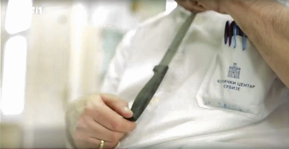 Pacijent je progutao nož