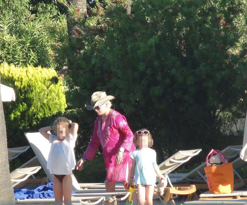 Katarzyna Figura, wakacje, dzieci, wypoczynek, Hiszpania