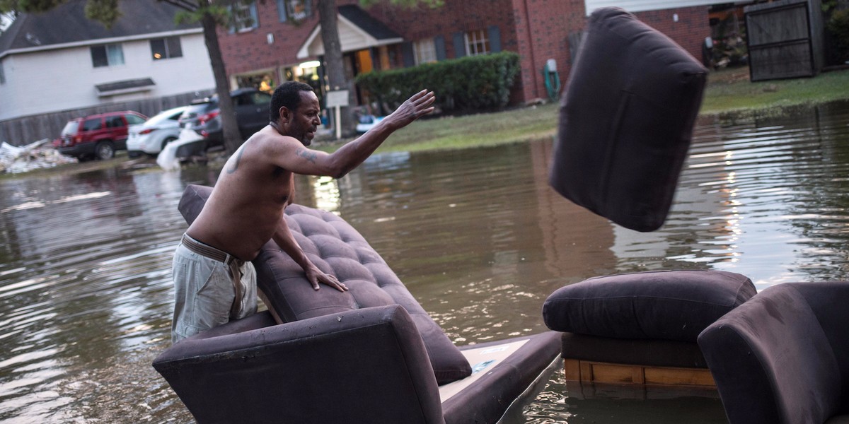 Texans who fled during Hurricane Harvey are returning home for the first time — here's what they found