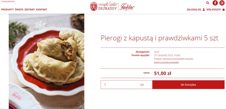 Pierogi z kapustą i prawdziwkami U Fukiera