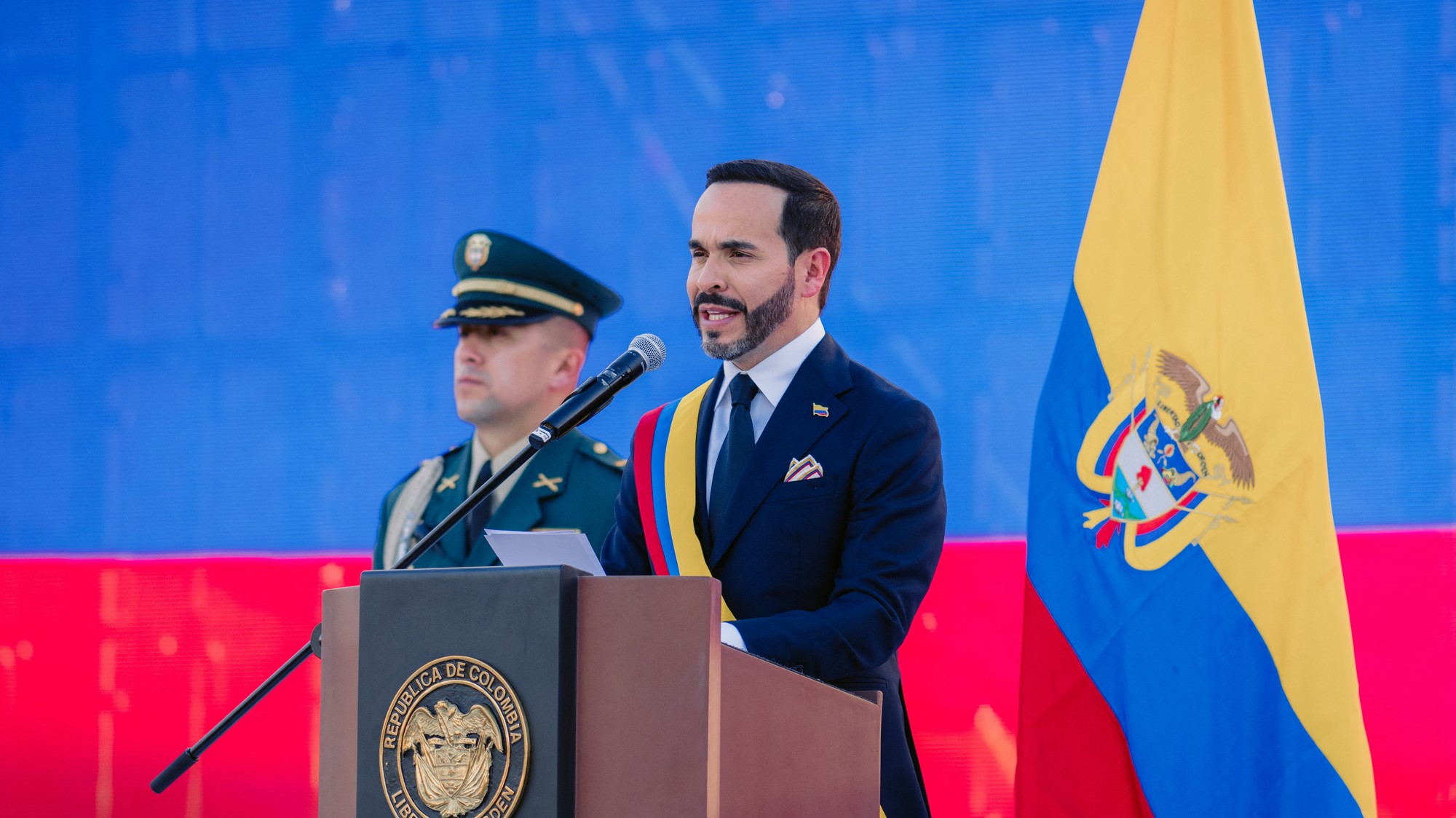Kolumbijský prezident Abelardo de la Espriella sa ujal úradu.
