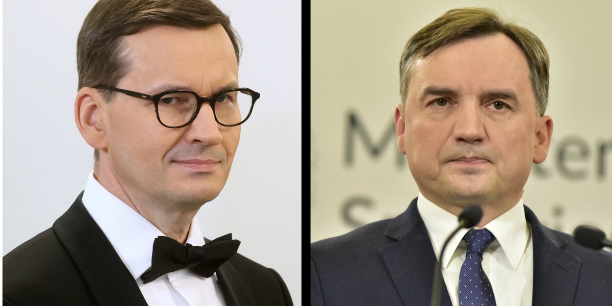 Mateusz Morawiecki i Zbigniew Ziobro.