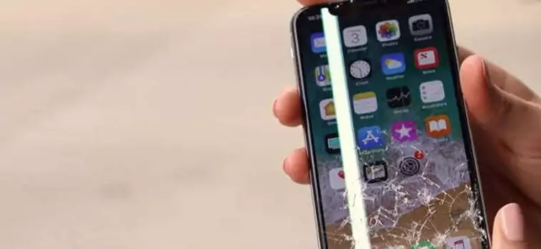 Według testów iPhone X to najłatwiej pękający smartfon na rynku