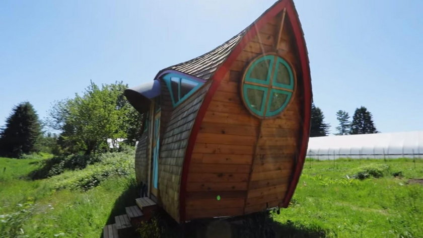 Abel Zyl buduje miniaturowe domki na kółkach w Stanach Zjednoczonych