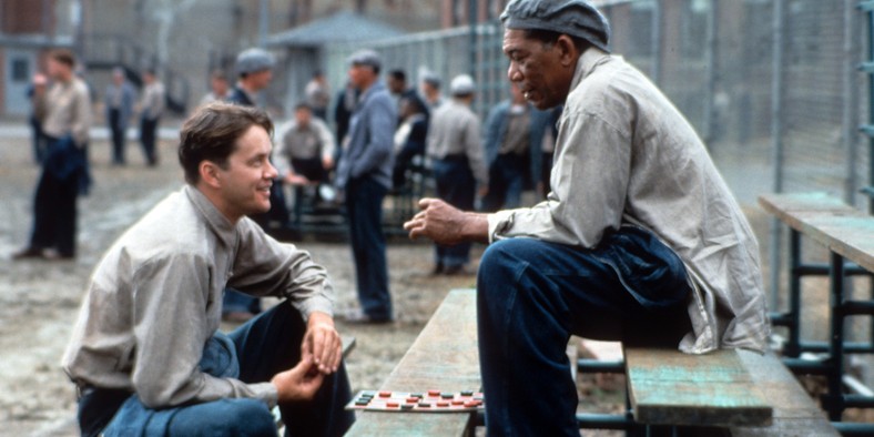 "Skazani na Shawshank": kadr z filmu