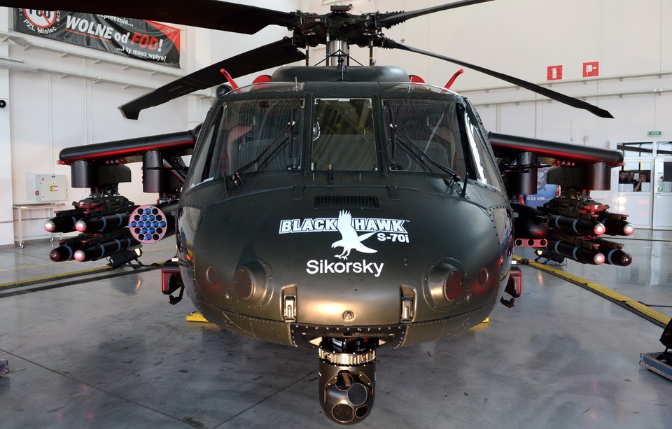 MIELEC PZL BLACK HAWK POKAZ (śmigłowiec Black Hawk)