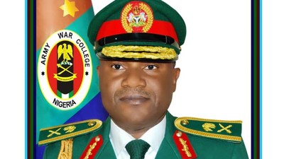 Maj-Gen. Alabi, the 41st GOC 1 Division, Nigerian Army, Kaduna state (Credit: Army War College Nigeria - Nigerian Army)