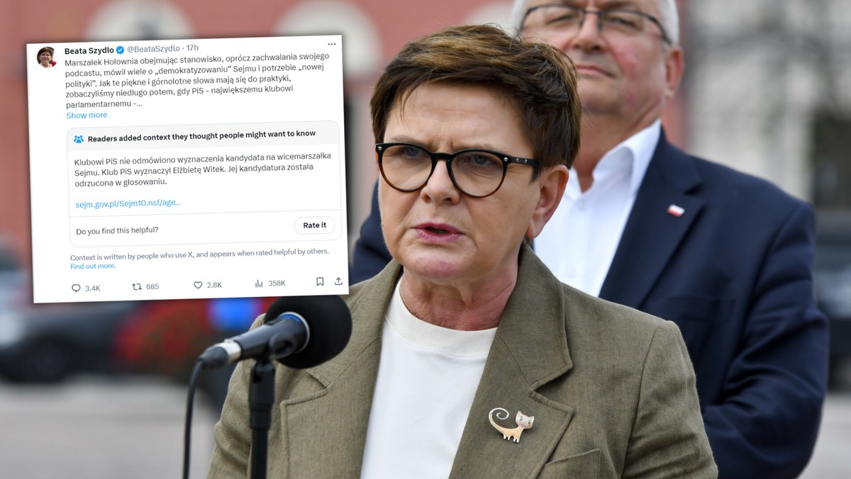 Beata Szydło dodała wpis. Internauci szybko zareagowali faktami