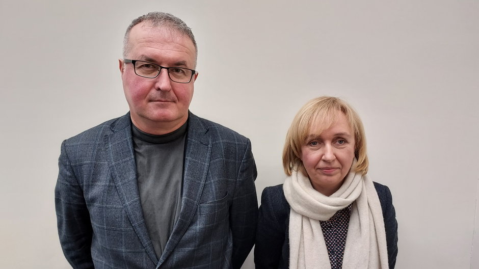 Prof. Piotr Szukalski i dr Dorota Kałuża-Kopias