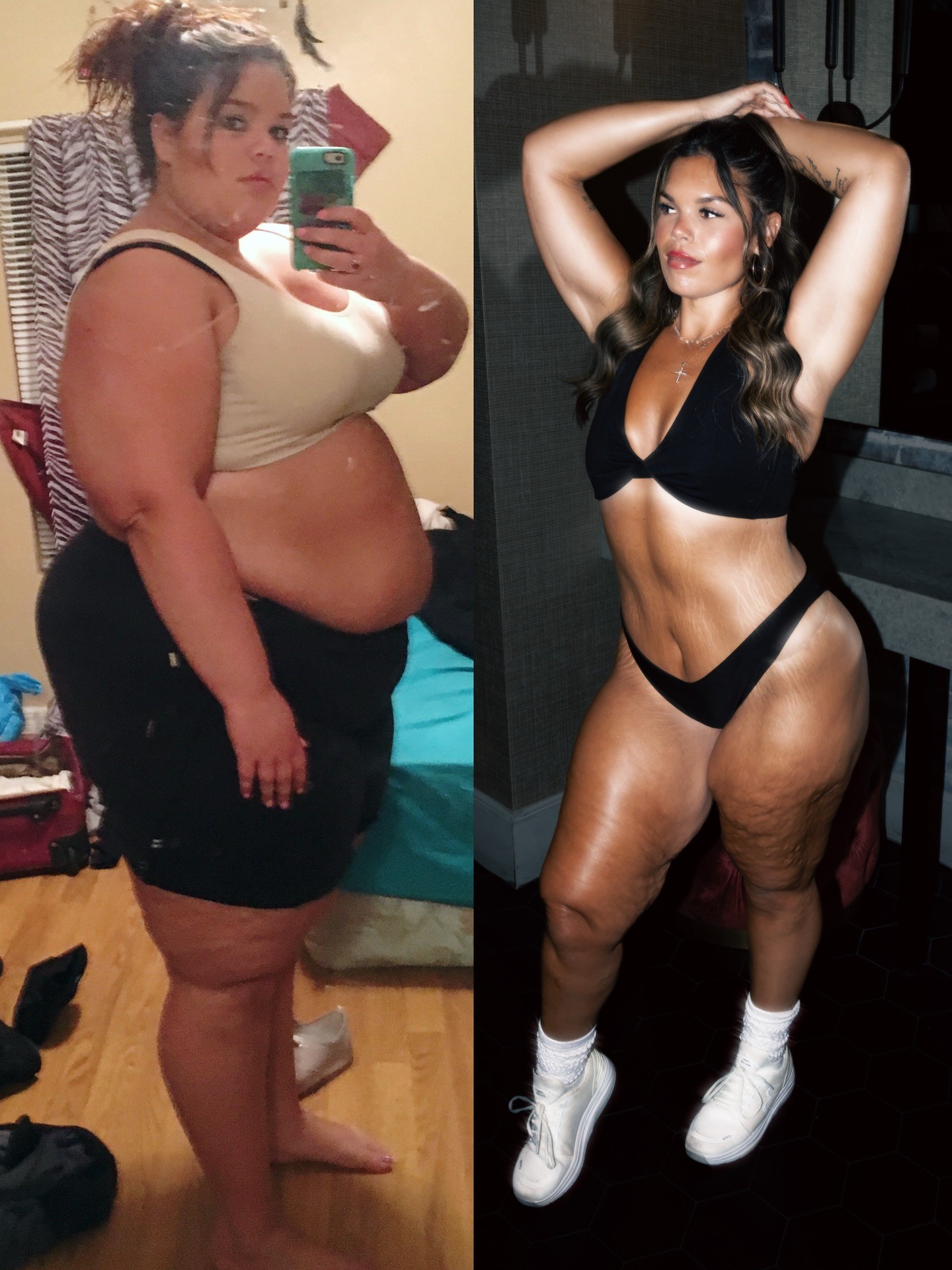 Jessica Beniquez schudla 76 kilogramov.