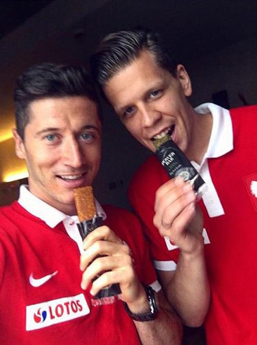 Robert Lewandowski i Wojciech Szczęsny